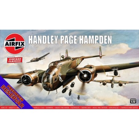 HANDLEY PAGE HAMPDEN MK-II Vintage Classics -Escala 1/72- Airfix A04011V