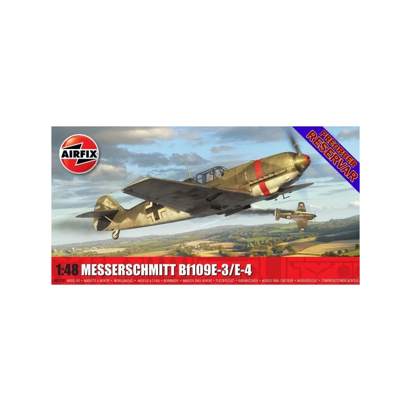 MESSERCHMITT Bf-109 E-3 / E-4 -Escala 1/48- Airfix A05120C