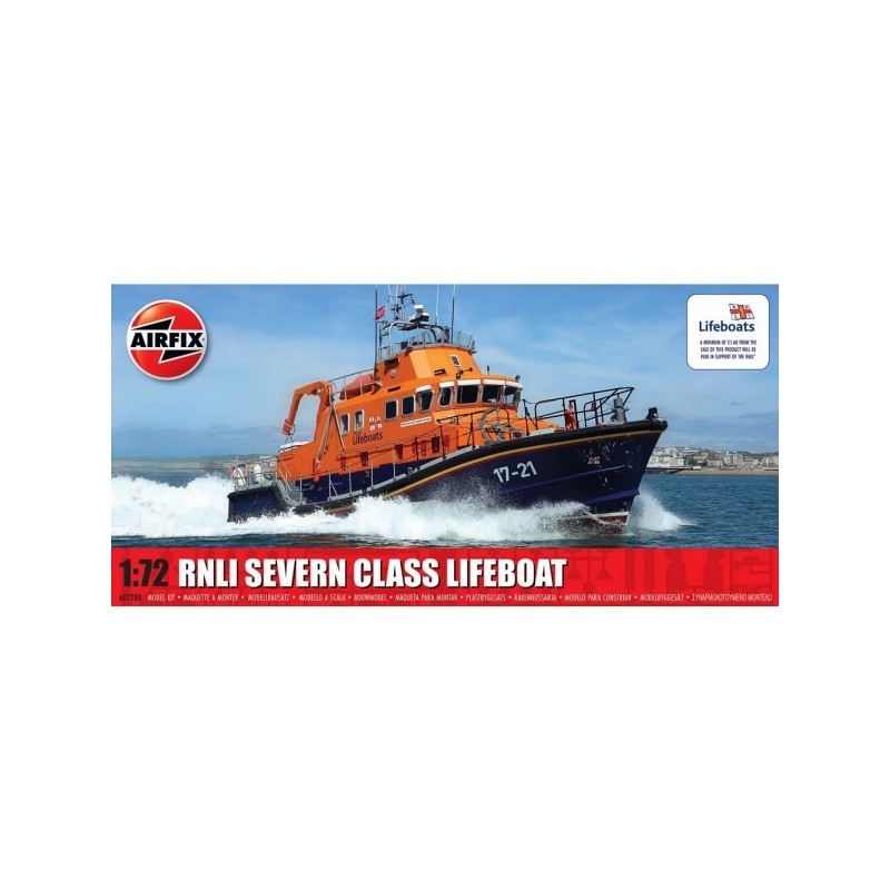 LANCHA DE SALVAMENTO CLASE SEVERN RNLI -Escala 1/72- Airfix A07280