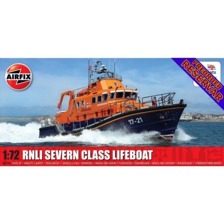 LANCHA DE SALVAMENTO CLASE SEVERN RNLI -Escala 1/72- Airfix A07280