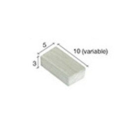 MURO PIEDRA JASPEADA (5 x 3 x 10 mm) 500 unidades -Sin escala- AEDES 22185