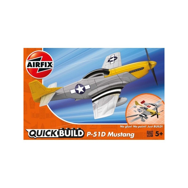 QUICKBUILD: NORTH AMERICAN P-51D MUSTANG Airfix J6016