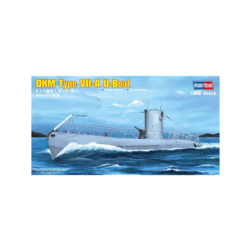 SUBMARINO TYPE VII-A - Escala 1/350- Hobby Boss 83503