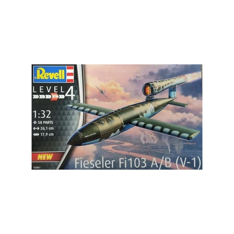 FIESELER FI-103 A/B V1 (Pegamento & pinturas) -Escala 1/32- Revell 63861