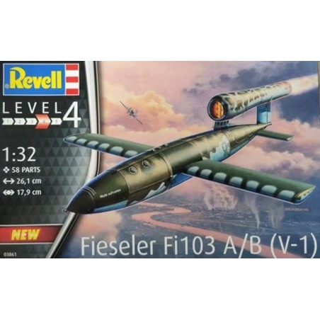 FIESELER FI-103 A/B V1 (Pegamento & pinturas) -Escala 1/32- Revell 63861