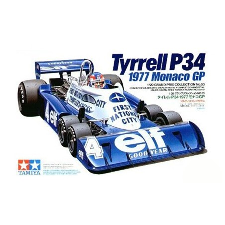 TYRRELL P34 G.P. MONACO 1977 -Escala 1/20- Tamiya 20053