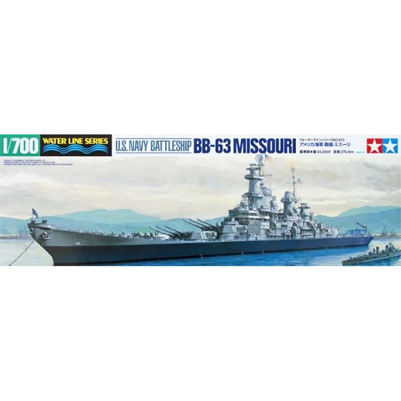 ACORAZADO U.S.S. MISSOURI BB-663 -Escala 1/700- Tamiya 31613