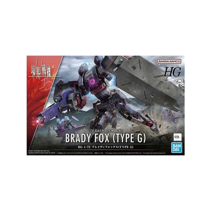 GUNDAM BRADY FOX Type G -Escala 1/72- Bandai 65092