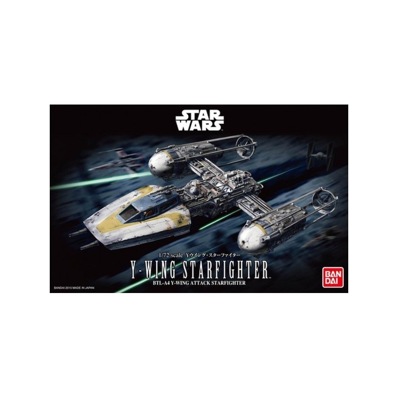 STAR WARS Y-WING 1/72 - Bandai 0196694