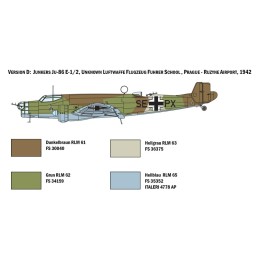 JUNKER JU-86 E1 / E2 escala 1/72 - Italeri 1391