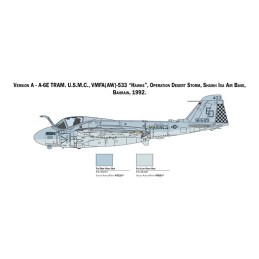 GRUMMAN A-6 E INTRUDER TRAM - ESCALA 1/72 - Italeri 1392