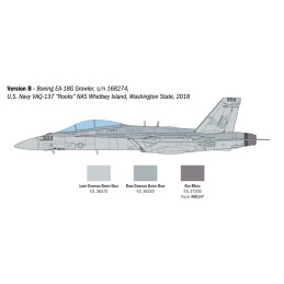 BOEING EA-18 Q GROWLER -Escala 1/48- Ita