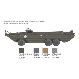 VEHICULO ANFIBIO GMC 2.5 ton DUKW -Escala 1/35- Italeri 6392