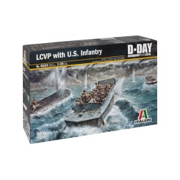 LANCHA DESEMBARCO LCVP E INFANTERIA U.S. ESCALA 1/35