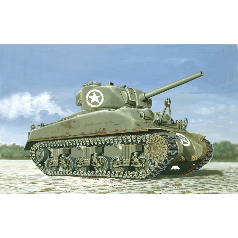 CARRO DE COMBATE M-4 A1 SHERMAN - ESCALA 1/72 - ITALERI 7003