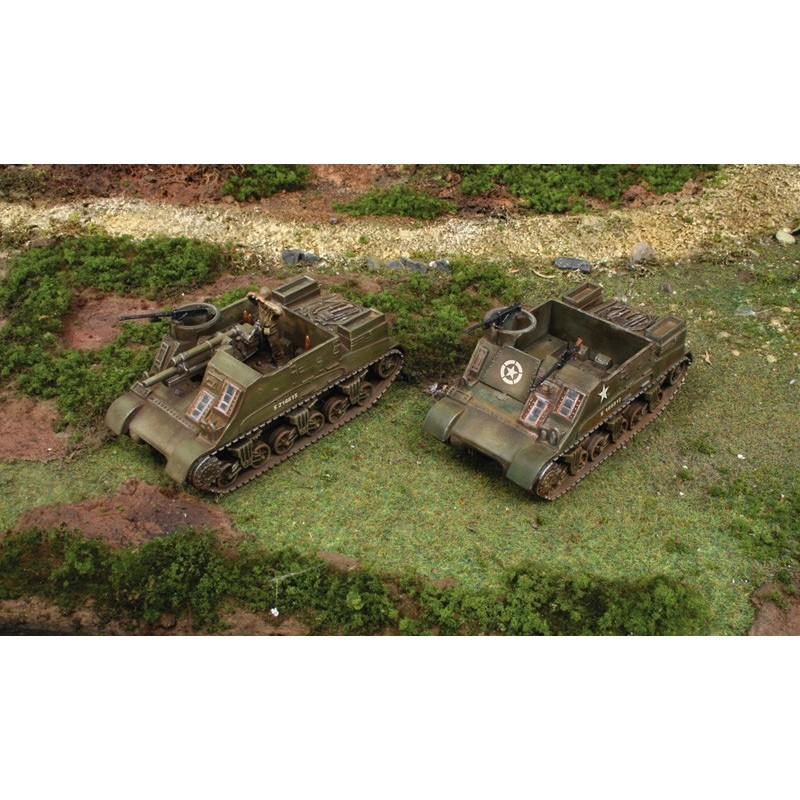 OBUS M-7 PRIEST/ Transporte Tropas M-7 KANGAROO (2 unidades) ESCALA 1/72 - MONTAJE RAPIDO - Italeri 7513