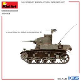 CARRO DE COMBATE M-3 STUART (Initial) -Escala 1/35- MiniArt 35401