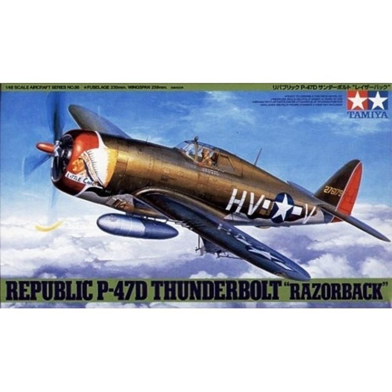 REPUBLIC P-47D THUNDERBOLT RAZORBACK -Escala 1/35- Tamiya 61086