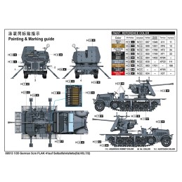 TRANSPORTE Sd.Kfz. 7/2 y FLAK-41 50 mm -Escala 1/35- Trumpeter 09513