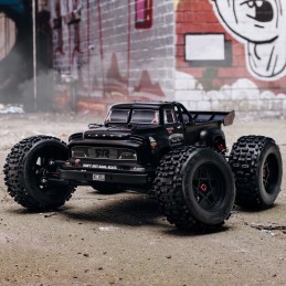 COCHE RC ARRMA Notorious V5 1/8 NEGRO Stunt Truck Brushless 6S 4WD RTR