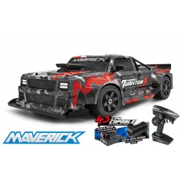 COCHE QUANTUMR FLUX 4S 1/8 GRIS/ROJO RACE TRUCK MV150313