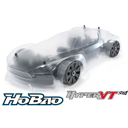 COCHE HYPER VTE KIT 1/8 ARR 80% Roller Clear Body On Road