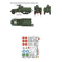 CALCAS SEMIORUGAS M2 Y M3 EN ESPAÑA ESCALA 1/35