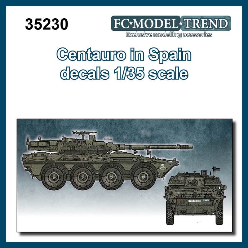 CALCAS VCI CENTAURO ESPAÑA ESCALA 1/35