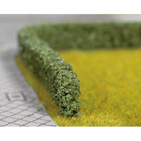 SETO ARTIFICIAL VERDE OSCURO H0, TT y N 10 x 6 x 500 mm 2 unidades - Noch 21524