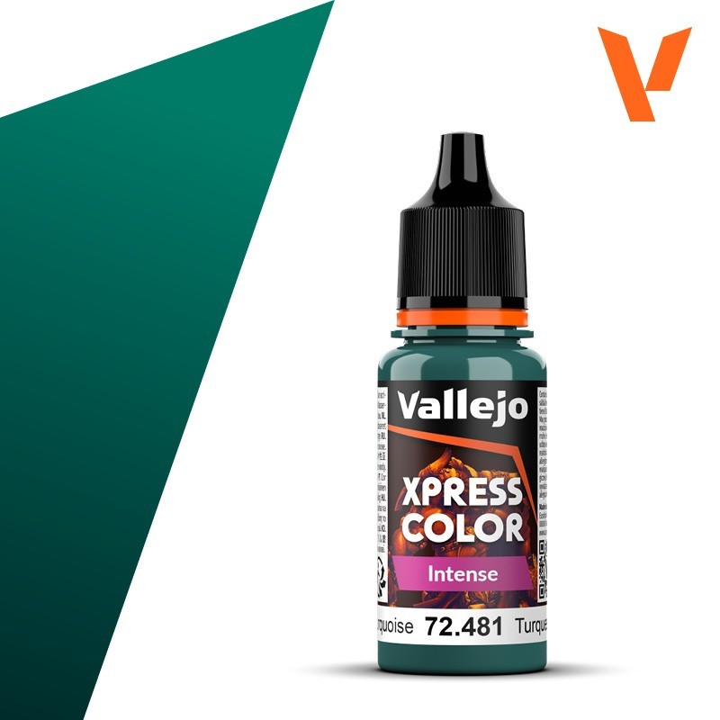 PINTURA Xpress Color Intense TURQUESA HERETICO 18 ml - Acrylicos Vallejo 72481