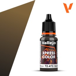 PINTURA Xpress Color MARRON UNIFORME 18 ml - Acrylicos Vallejo 72473