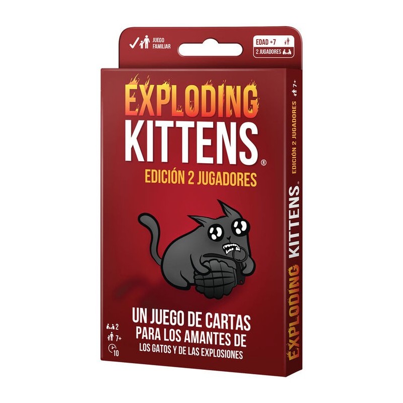 EXPLODING KITTENS EDICION 2 JUGADORES