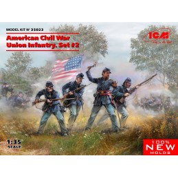 INFANTERIA FEDERAL Guerra Civil Americana SET 2 -Escala 1/35- ICM 35023