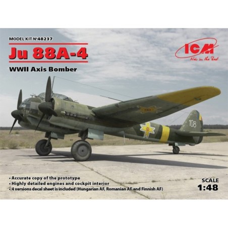 JUNKER JU-88 A4 AXIS BOMBER 1/48 - ICM 4