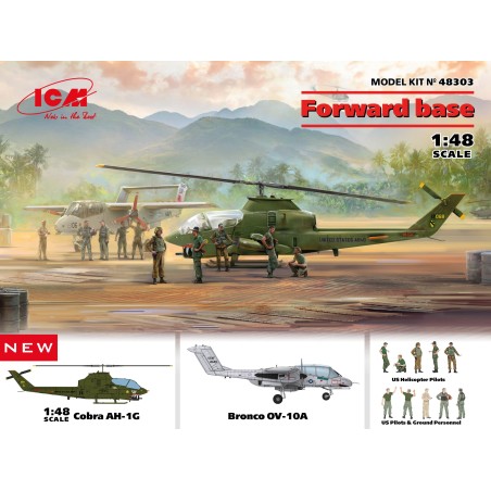 U.S. ARMY FORWARD BASE VIETNAM -Escala 1/48- ICM 48303