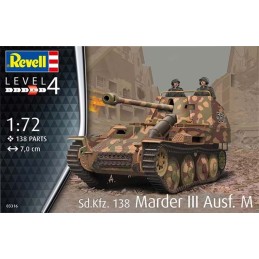 CAZACARROS Sd.Kfz. 138 Ausf. M Marder III -Escala 1/72- Revell 03316