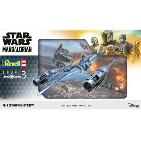 STAR WARS - The Mandalorian: N-1 STARFIGHTER -Escala 1/24- Revell 06787