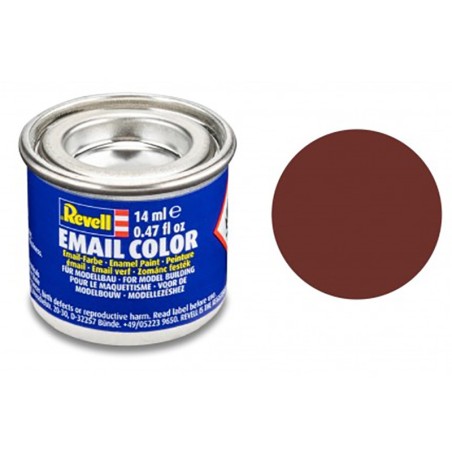 PINTURA ESMALTE ROJO CASCO MATE 14 ml - Revell 32137