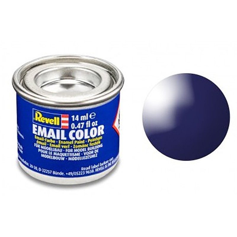 PINTURA ESMALTE AZUL OSCURO BRILLANTE 14 ml - Revell 32154