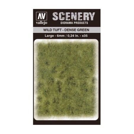 WILD TURF - DENSE GREEN L: 6 mm x 35 un