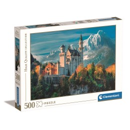 PUZZLE 500 pzas NEUSCHWANSTEIN CASTLE - Clementoni 35146