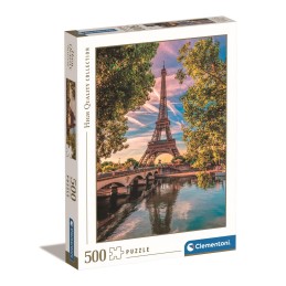 PUZZLE 500 pzas HQC ALONG THE SEINE - Clementoni 35524