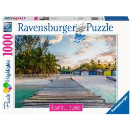 PUZZLE 1000 Pzas PARAISO MALDIVAS - Ravensburger 16912