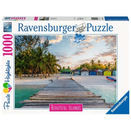 PUZZLE 1000 Pzas PARAISO MALDIVAS - Ravensburger 16912