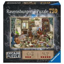 PUZZLE ESCAPE EL ESTUDIO DEL ARTISTA 759 PZAS RAVENSBURGER 16843