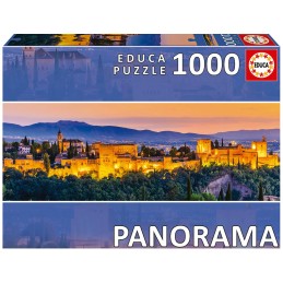 PUZZLE PANORAMA 1000 Pzas ALHAMBRA, GRANADA - Educa 19576