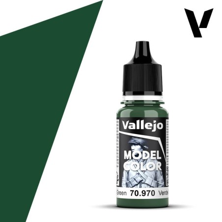 PINTURA ACRILICA VERDE OSCURO (17 ml) N72  FS34090 VALLEJO MODEL COLOR