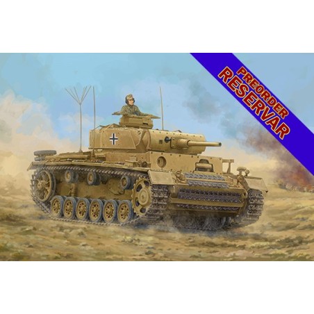 CARRO DE COMBATE Sd. Kfz. 141 Ausf. J Panzer III -Escala 1/16- Trumpet