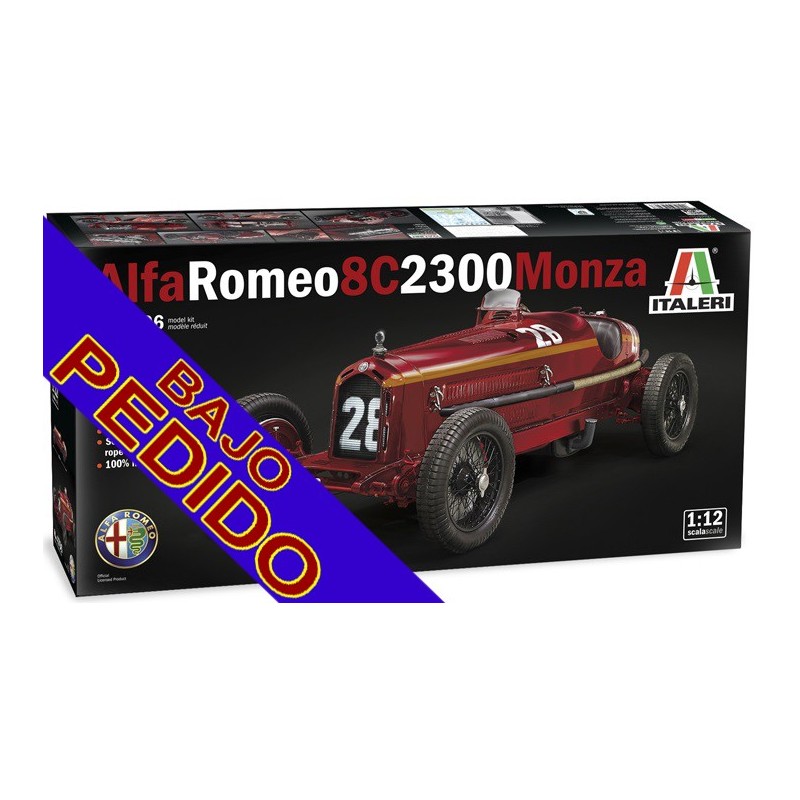 ALFA ROMEO 8C 2300 Monza -Escala 1/12- Italeri 4706