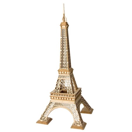 TOUR EIFFEL KIT 3D EN MADERA -121 piezas- ROBOTIME TG501  160x151x367mm